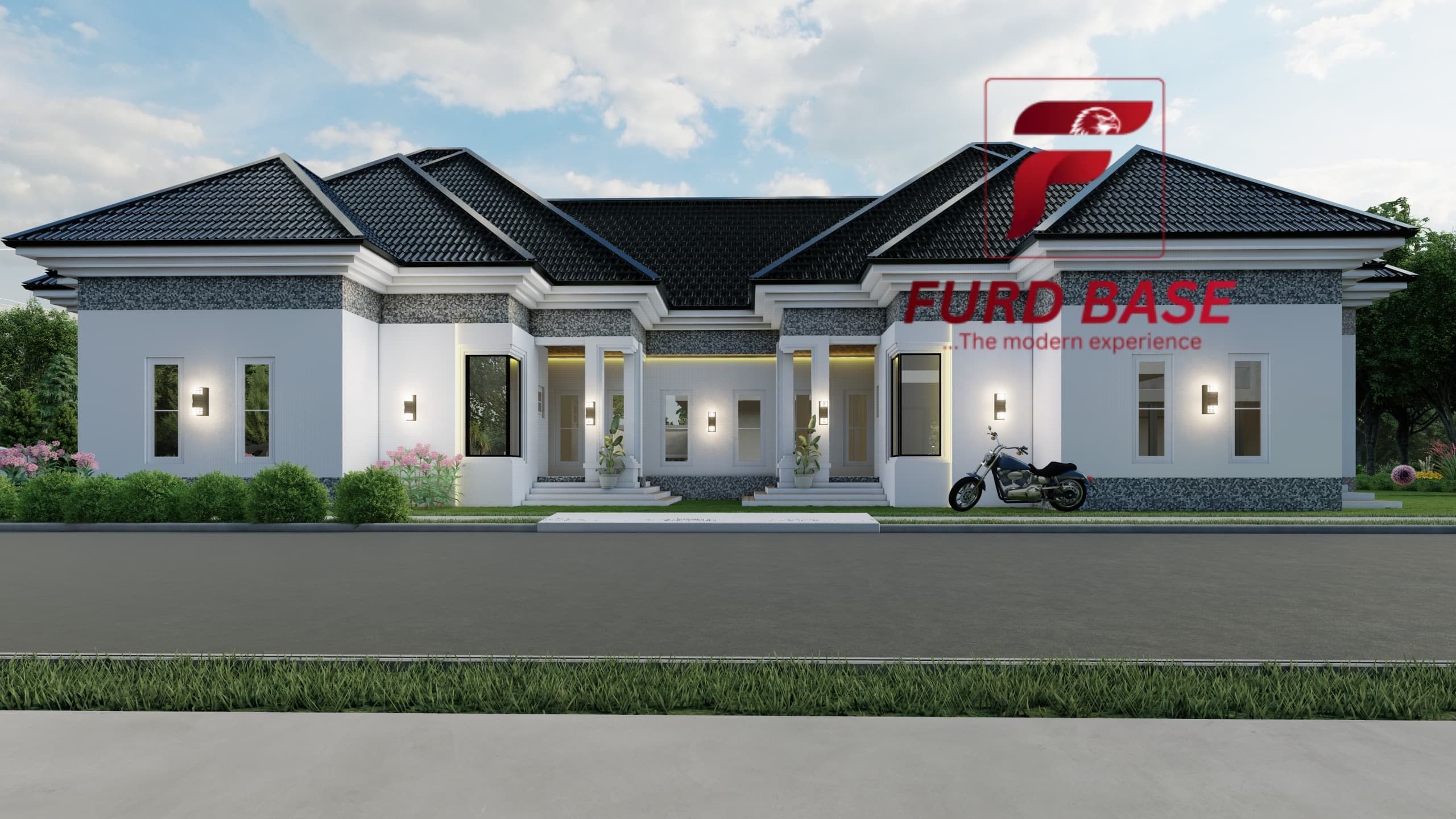 A twin three-bedroom semi-detached duplex — view 3